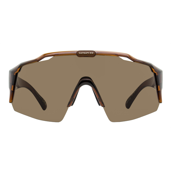Moncler Alt Fit Shield Sunglasses ML0270-K 45E Brown 0mm - Picture 2 of 2